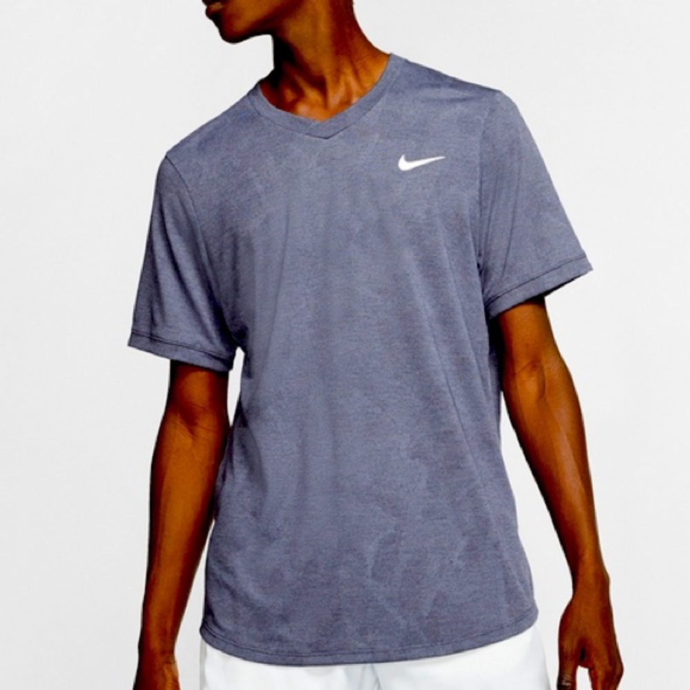 Nike Court Dri-Fit Challenger Slim Crew Tennis Top